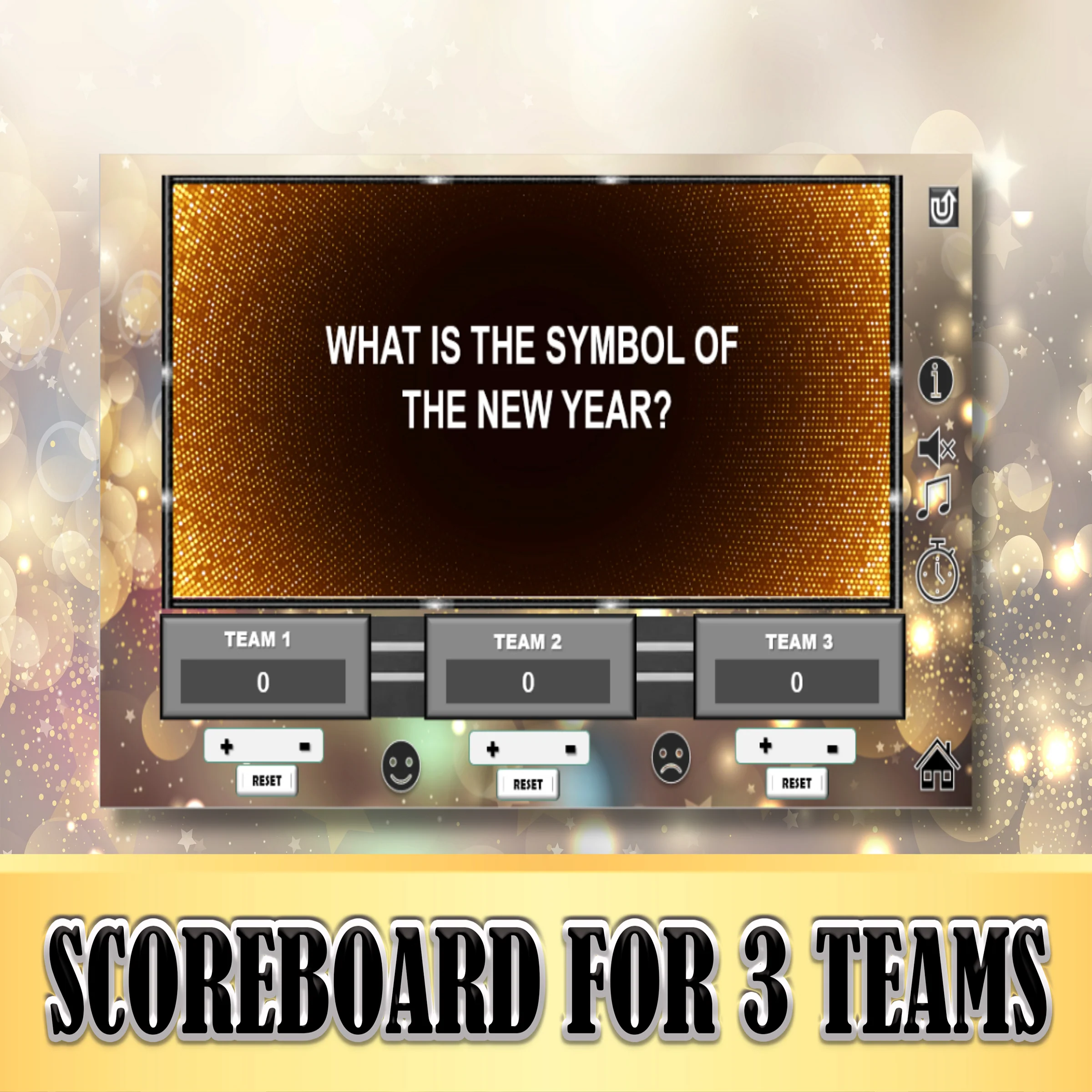 JEOPARTY NEW YEARS GAME - POWERPOINT GAME - Image 3