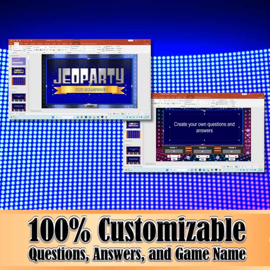 JEOPARTY - POWERPOINT -TEMPLATE - Image 5