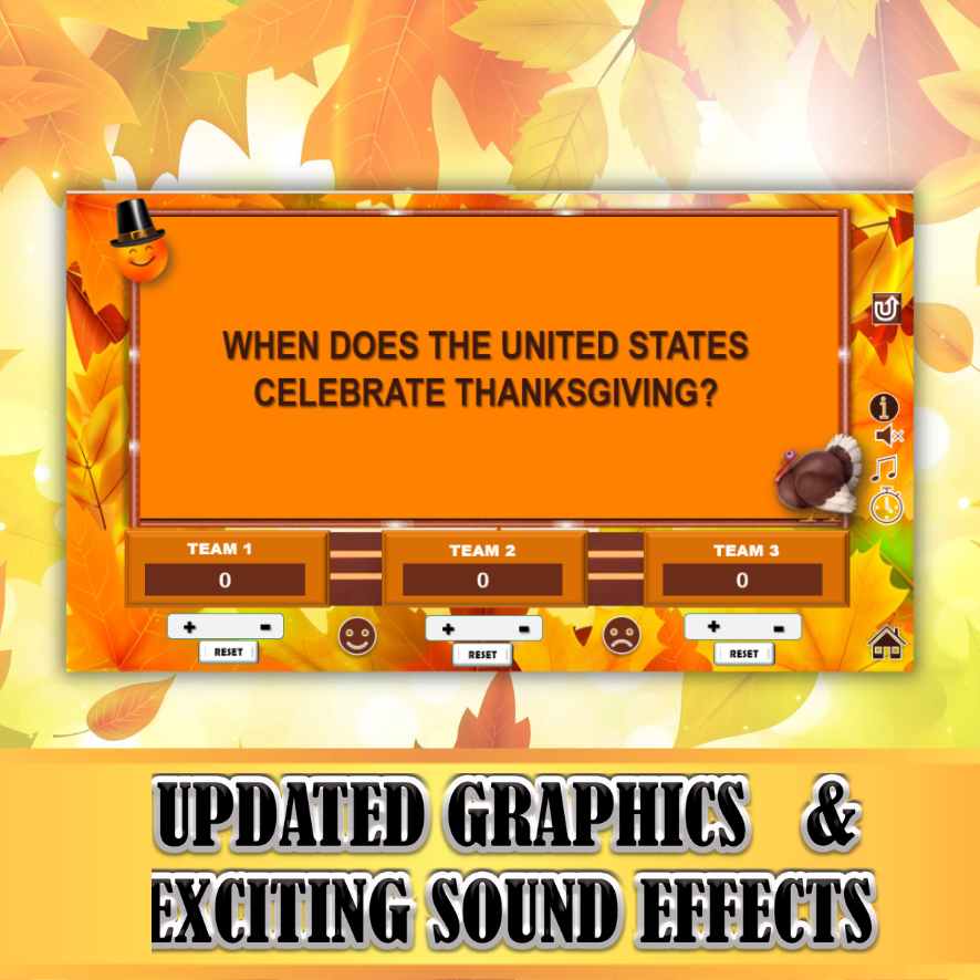 JEOPARTY THANKSGIVING - POWERPOINT GAME - Image 6