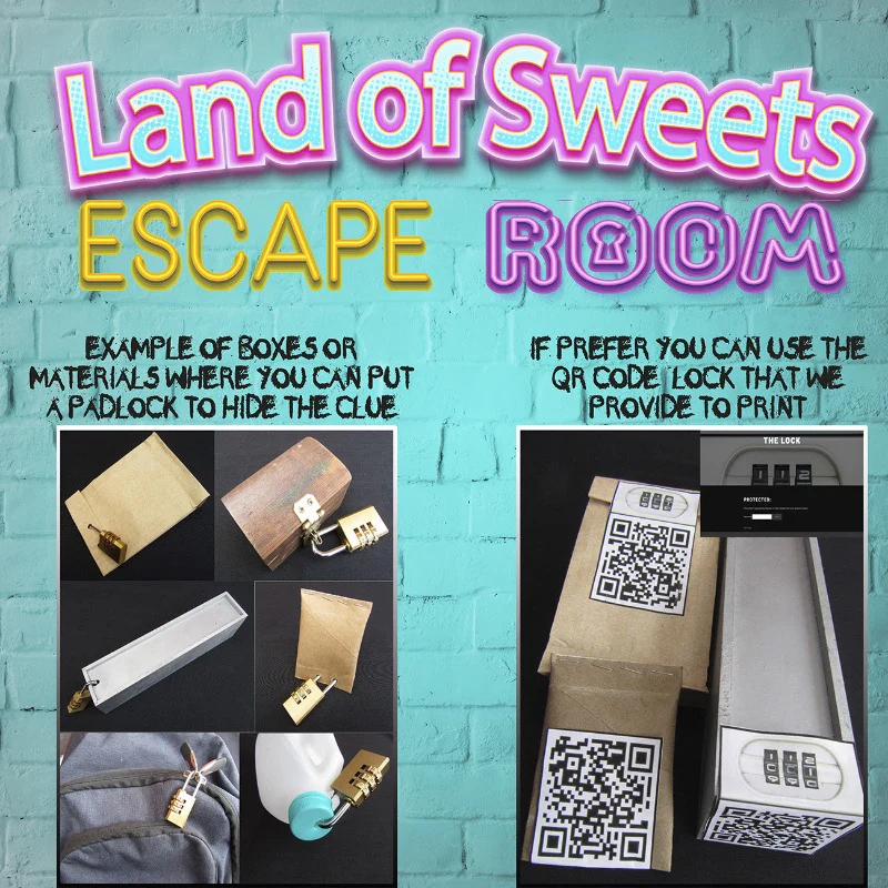LAND OF SWEETS ESCAPE ROOM REAL EXPERIENCE AT HOME - Image 3