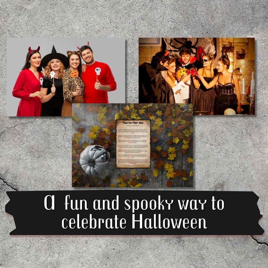 LEFT AND RIGHT HALLOWEEN SCARY STORY PRINTABLE GAME - Image 3