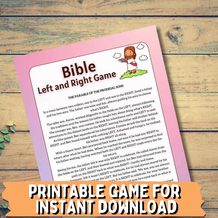 LEFT RIGHT BIBLE GAME - Image 4