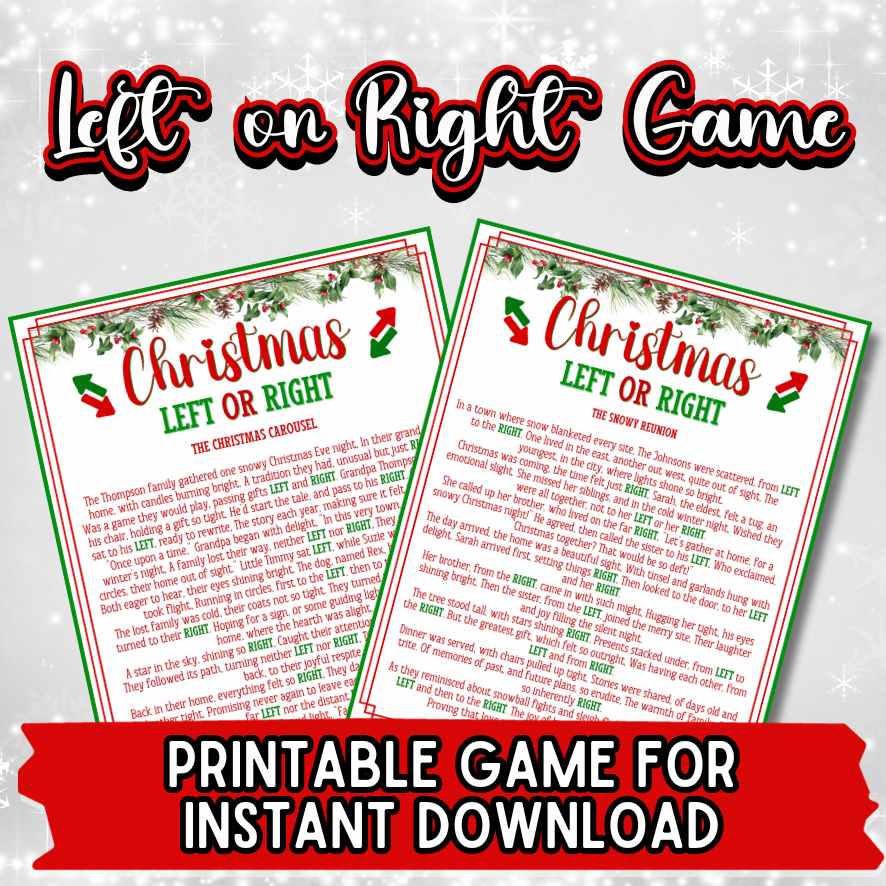 LEFT RIGHT CHRISTMAS GAME - Image 4