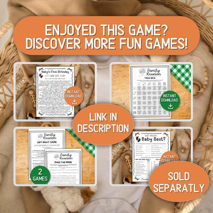 LEFT RIGHT GAME FIRST BIRTHDAY - Image 4