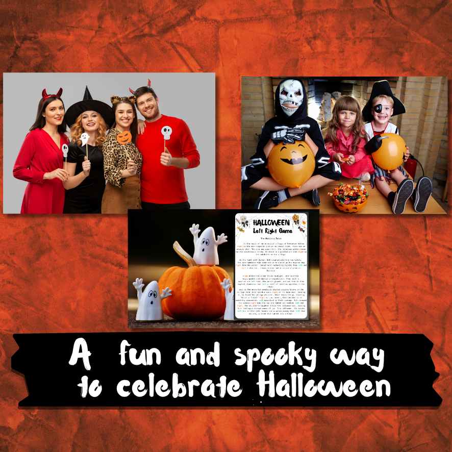 LEFT RIGHT HALLOWEEN STORY PRINTABLE GAME - Image 3