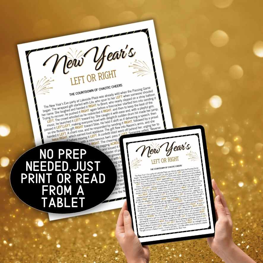 LEFT RIGHT NEW YEARS GAME - Image 3