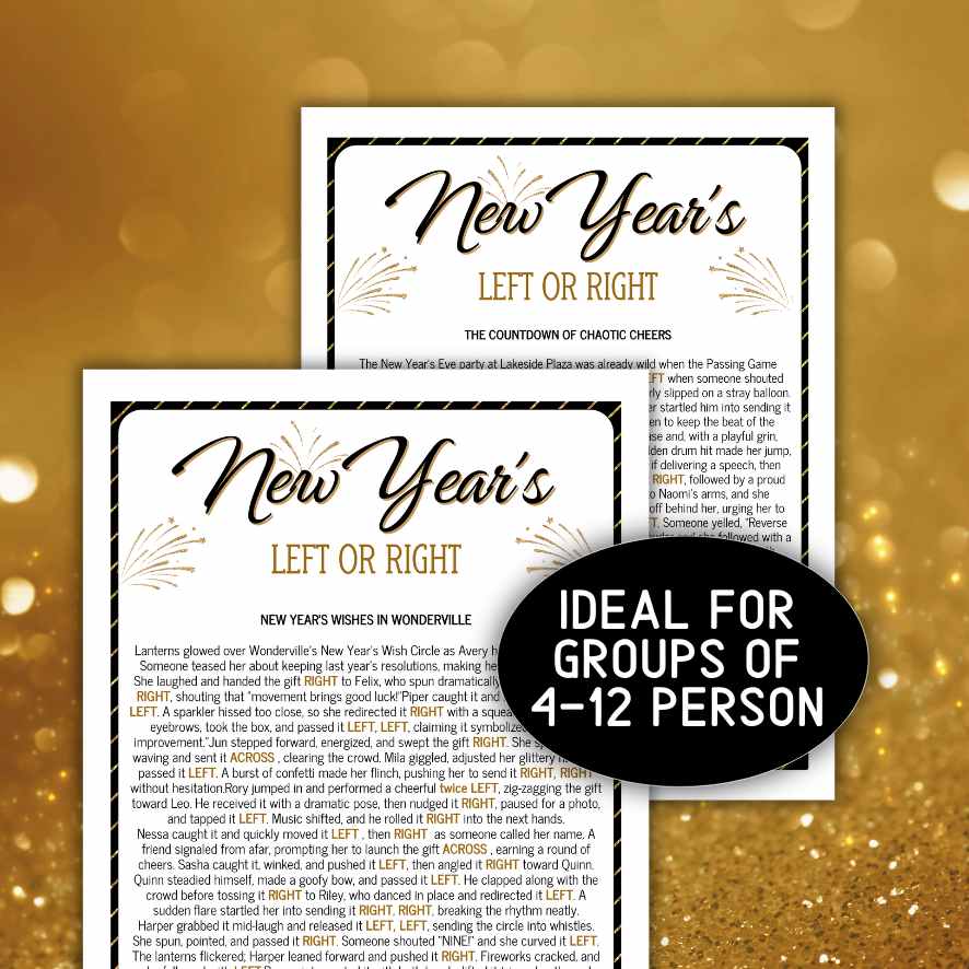 LEFT RIGHT NEW YEARS GAME - Image 5