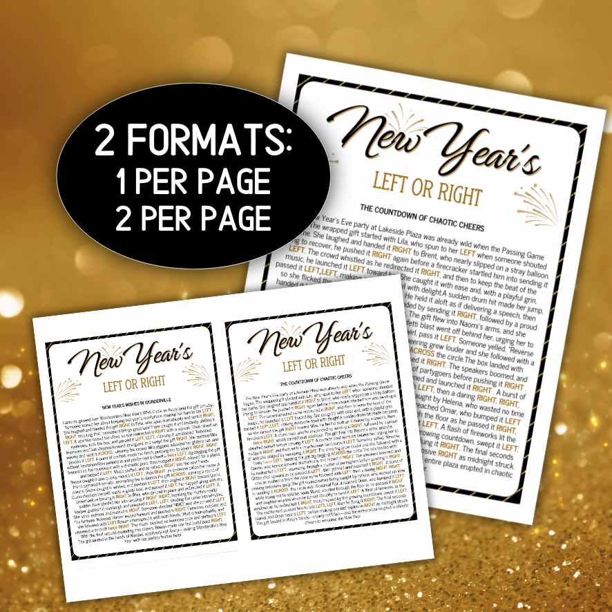 LEFT RIGHT NEW YEARS GAME - Image 7