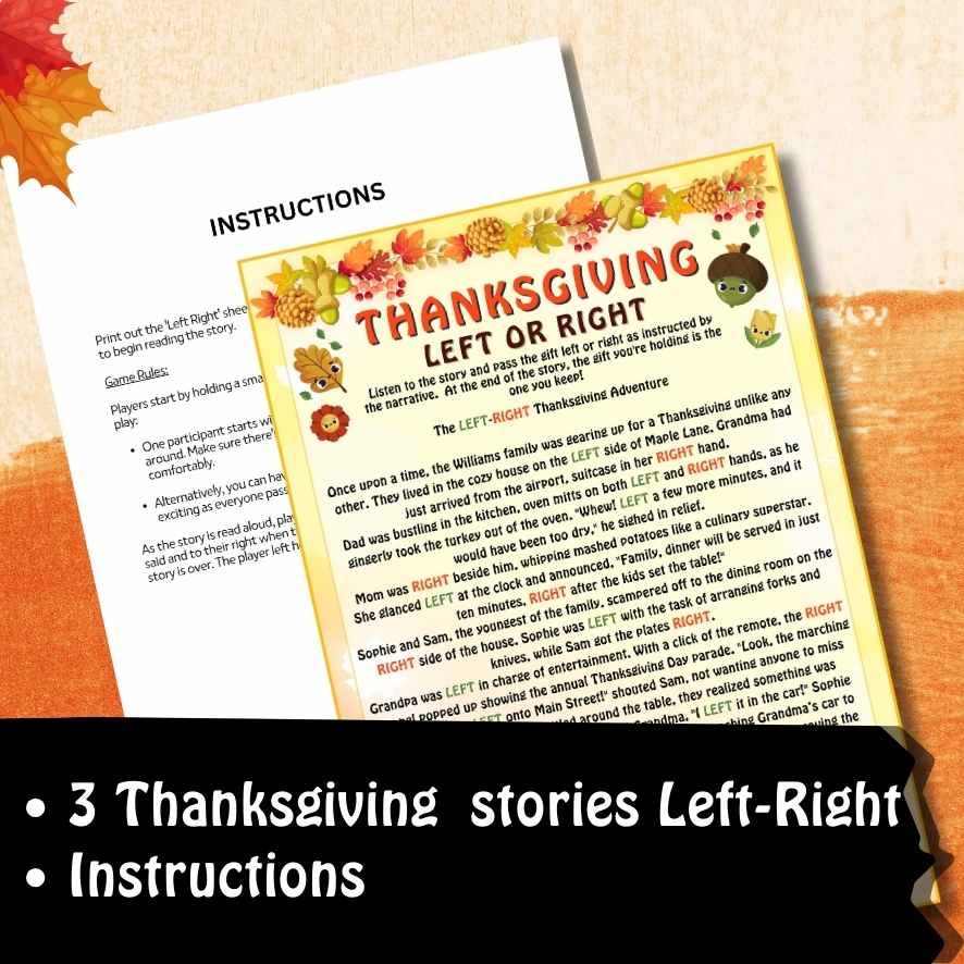 LEFT RIGHT THANKSGIVING GAME - Image 3