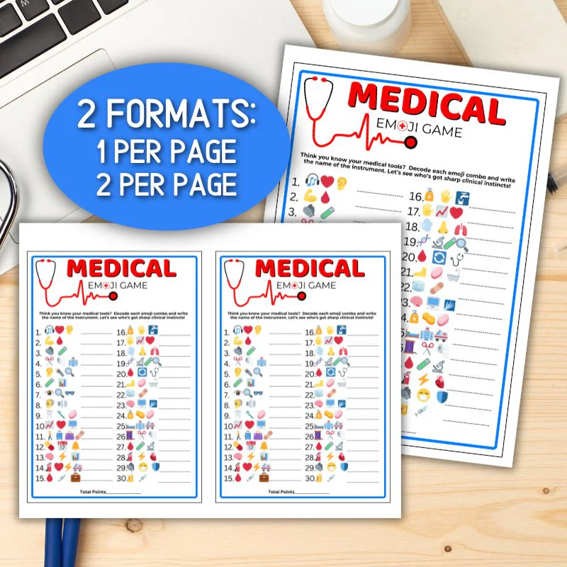 MEDICAL EMOJI GAME WITH ANSWERS - Image 3