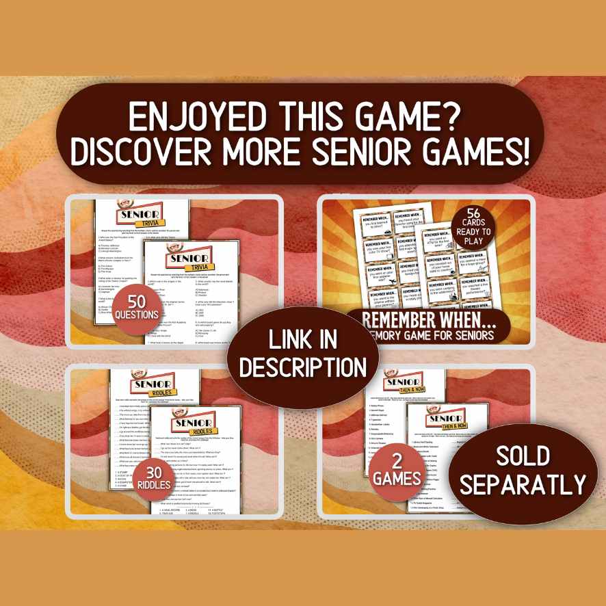 THEN & NOW - MEMORY GAME FOR SENIORS - Image 5