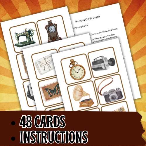Memory Game for Seniors Printable - Image 3