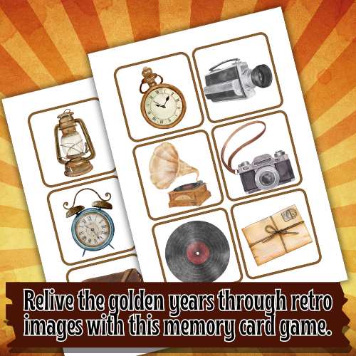 Memory Game for Seniors Printable - Image 4