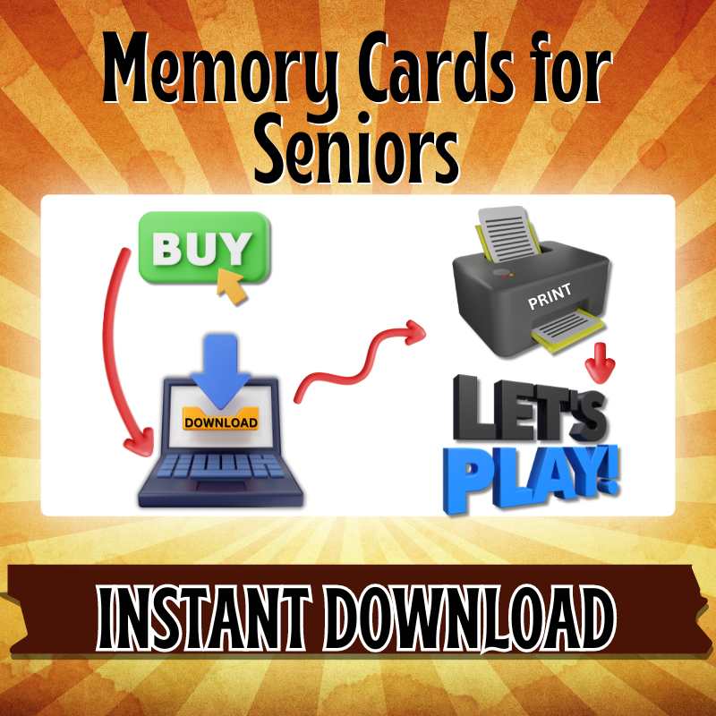 Memory Game for Seniors Printable - Image 6