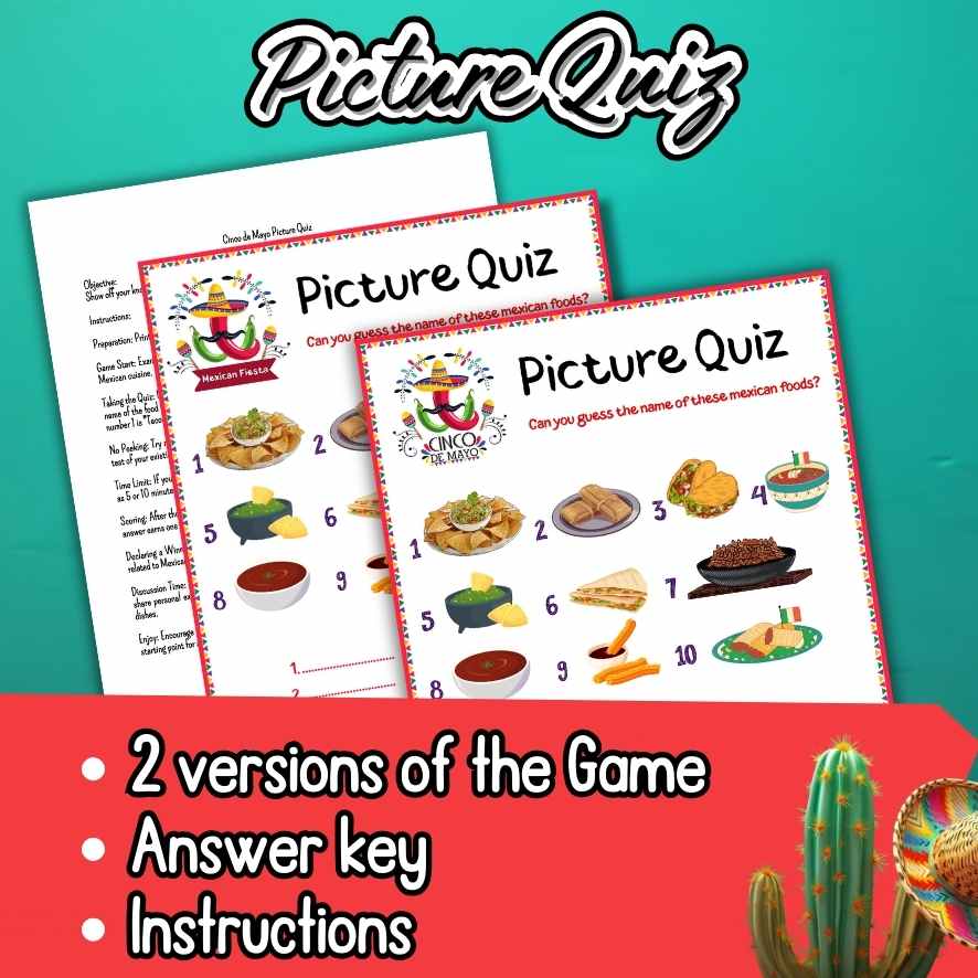 MEXICAN FOOD PICTURE QUIZ - Image 3
