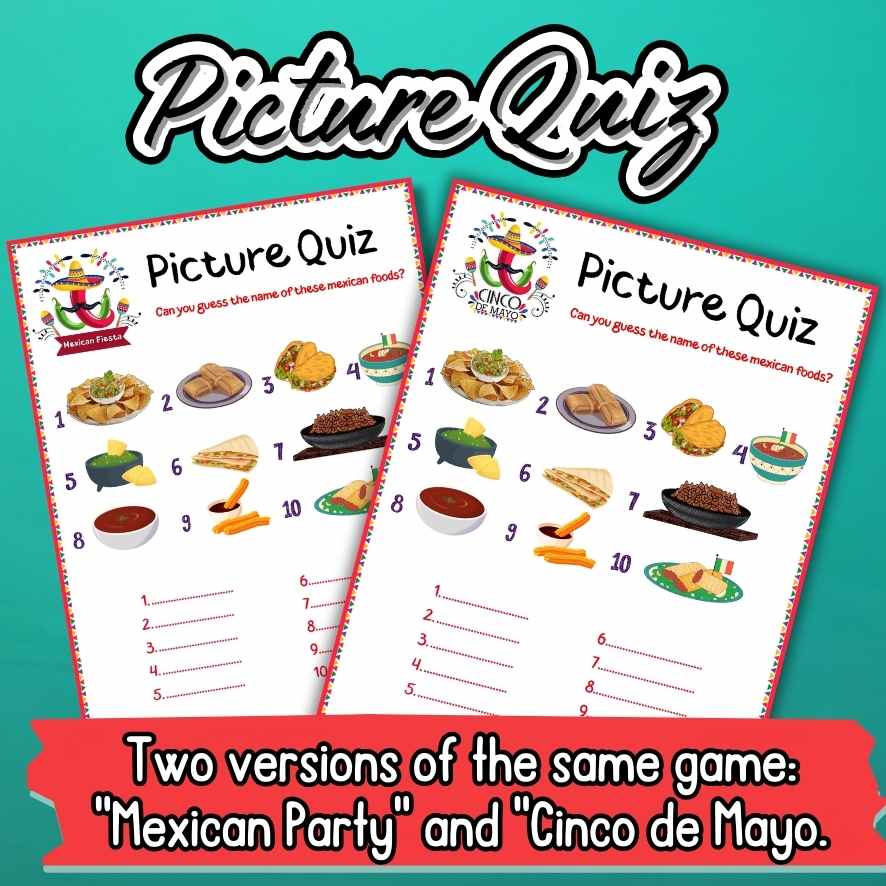 MEXICAN FOOD PICTURE QUIZ - Image 4
