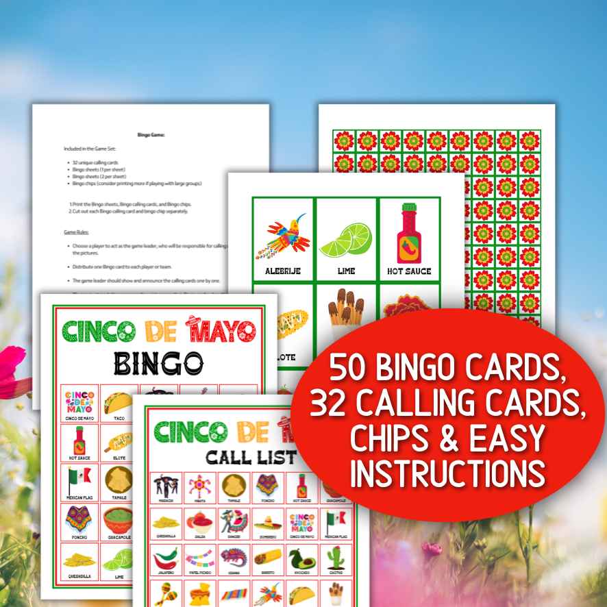 CINCO DE MAYO BINGO MEXICAN PARTY - Image 6