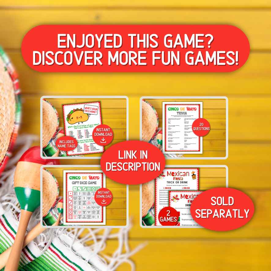 MEXICAN  RECIPE MATCH GAME - Image 6
