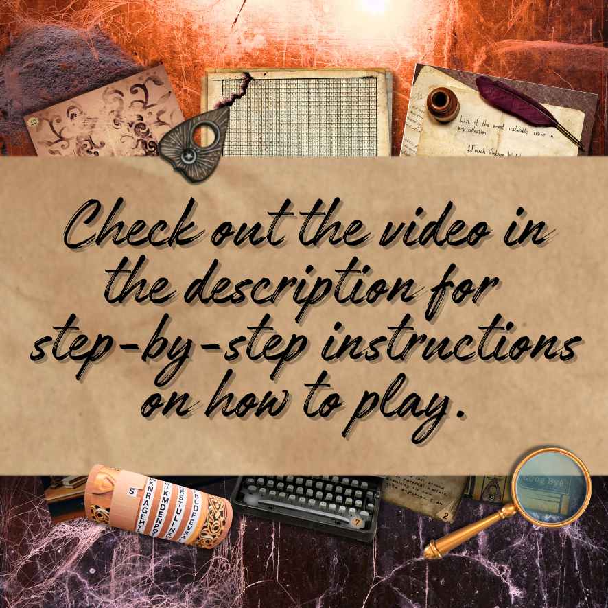 MURDER MYSTERY PARTY KIT ESCAPE ROOM GAME - Image 3