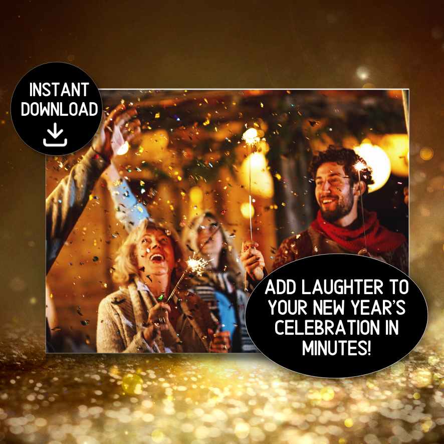 NEW YEAR'S CHARADES CARDS - Image 4