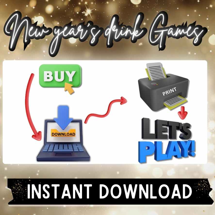 NEW YEARS DRINKING GAME PRINTABLE - Image 6