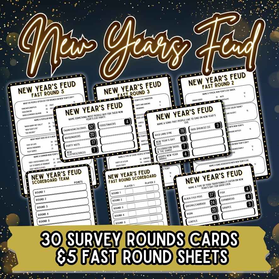NEW YEARS FEUD GAME PRINTABLE - Image 4