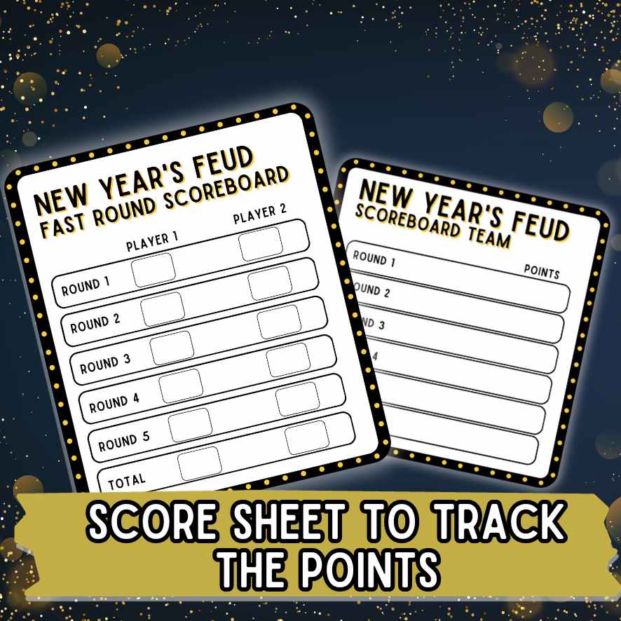 NEW YEARS FEUD GAME PRINTABLE - Image 6