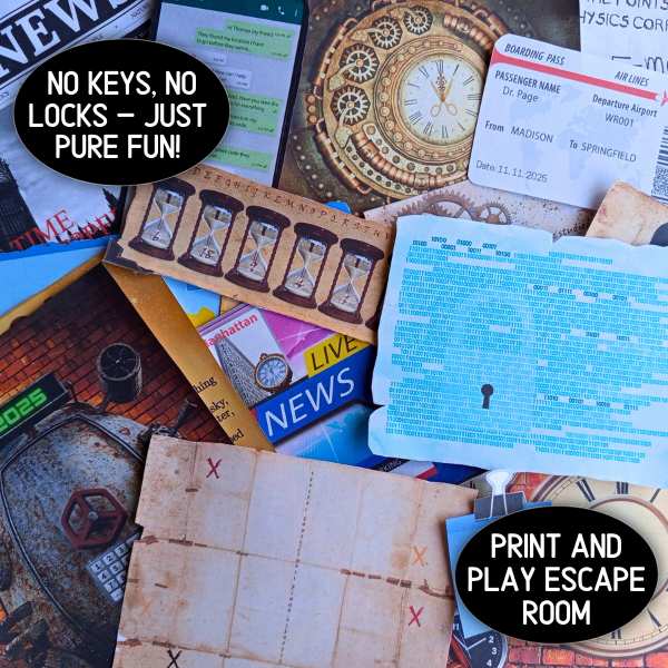 NEW YEARS ESCAPE ROOM GAME - PRINT AND PLAY - Image 6