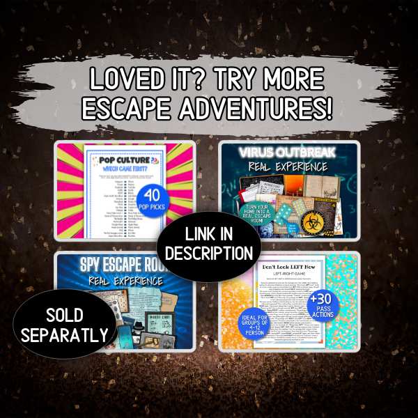 NEW YEARS ESCAPE ROOM GAME - PRINT AND PLAY - Image 7