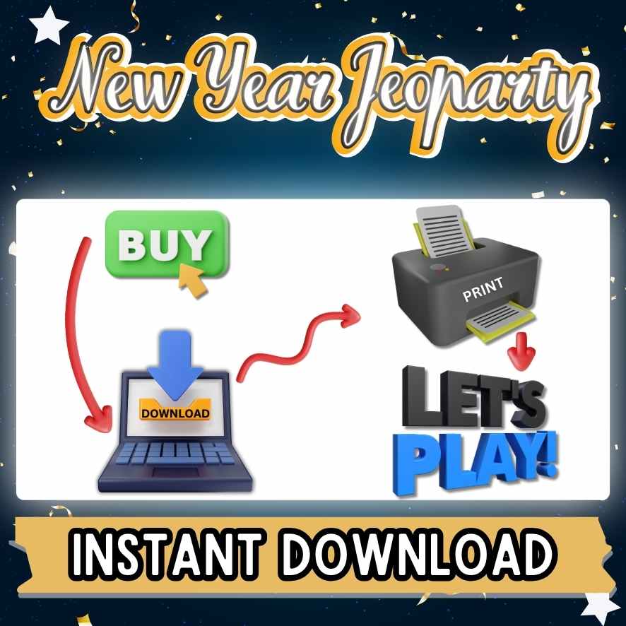 NEW YEARS JEOPARDY PRINTABLE - Image 7
