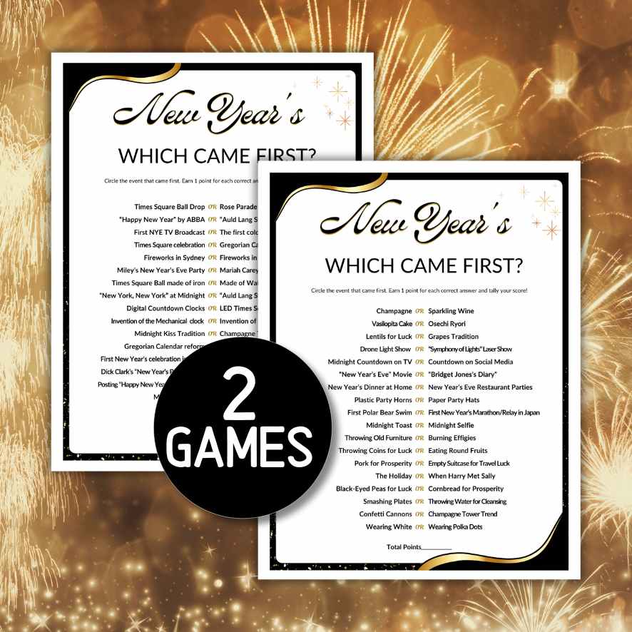 NEW YEARS WHICH CAME FIRST GAME - Image 3