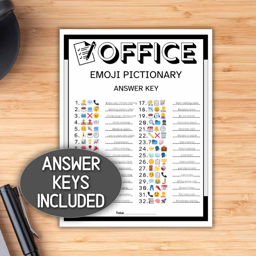 OFFICE EMOJI PICTIONARY GAME - Image 3