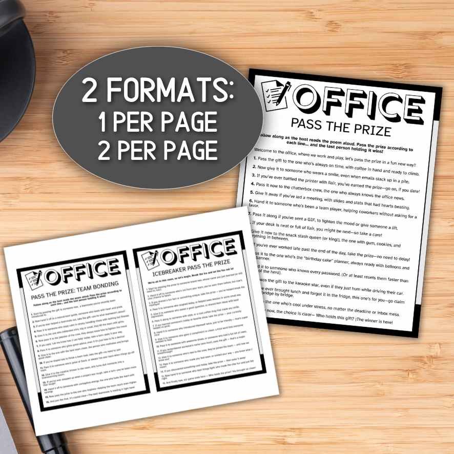 OFFICE PASS THE PRIZE GAME - Image 3