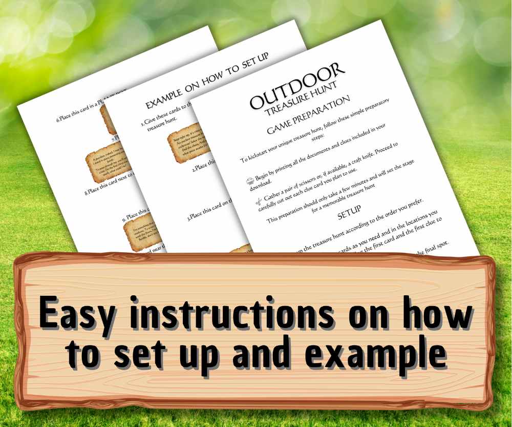 OUTDOOR TREASURE HUNT FOR KIDS - PRINTABLE GAME - Image 6