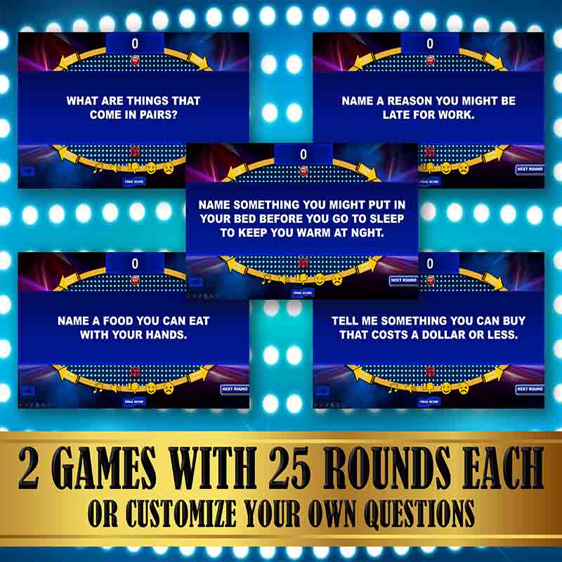 GAME FOR LARGE GROUP - FAMILY FEUD POWERPOINT GAME - Image 4