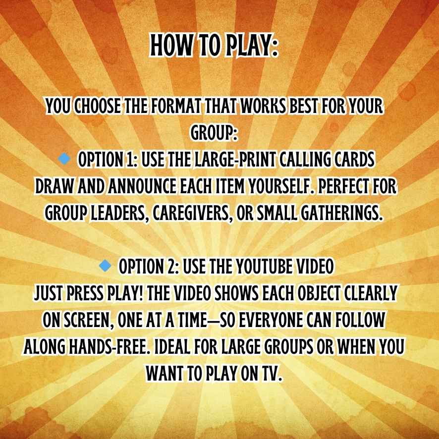 Printable Bingo for Seniors - Image 7