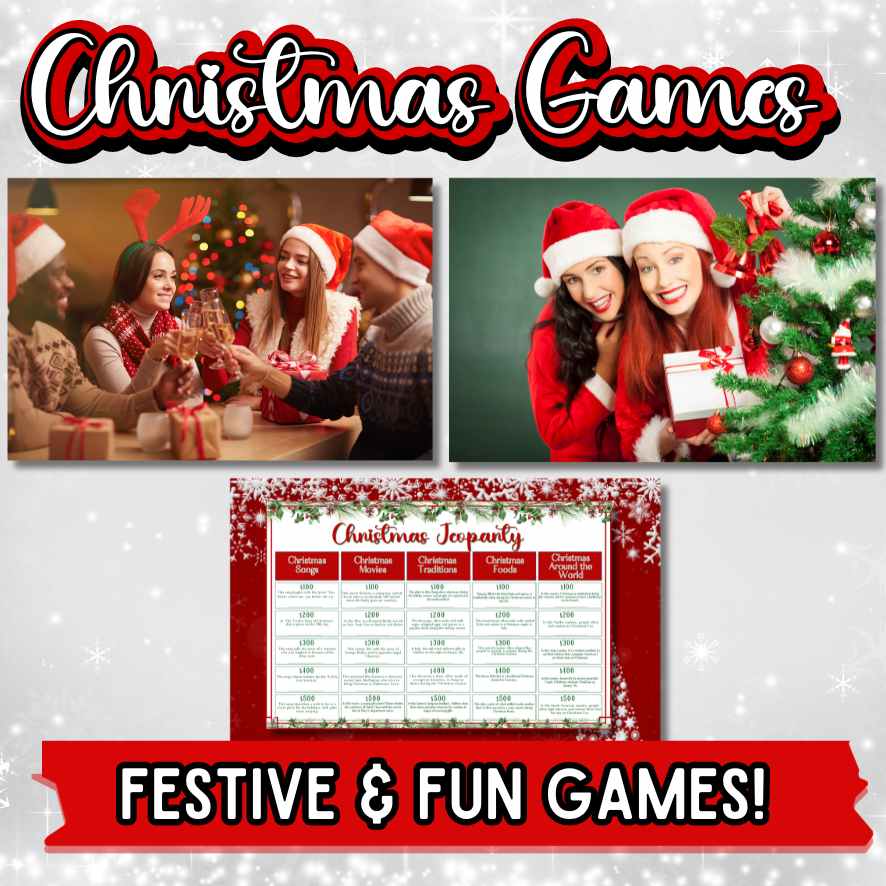 12 PRINTABLE CHRISTMAS GAME BUNDLE - Image 3