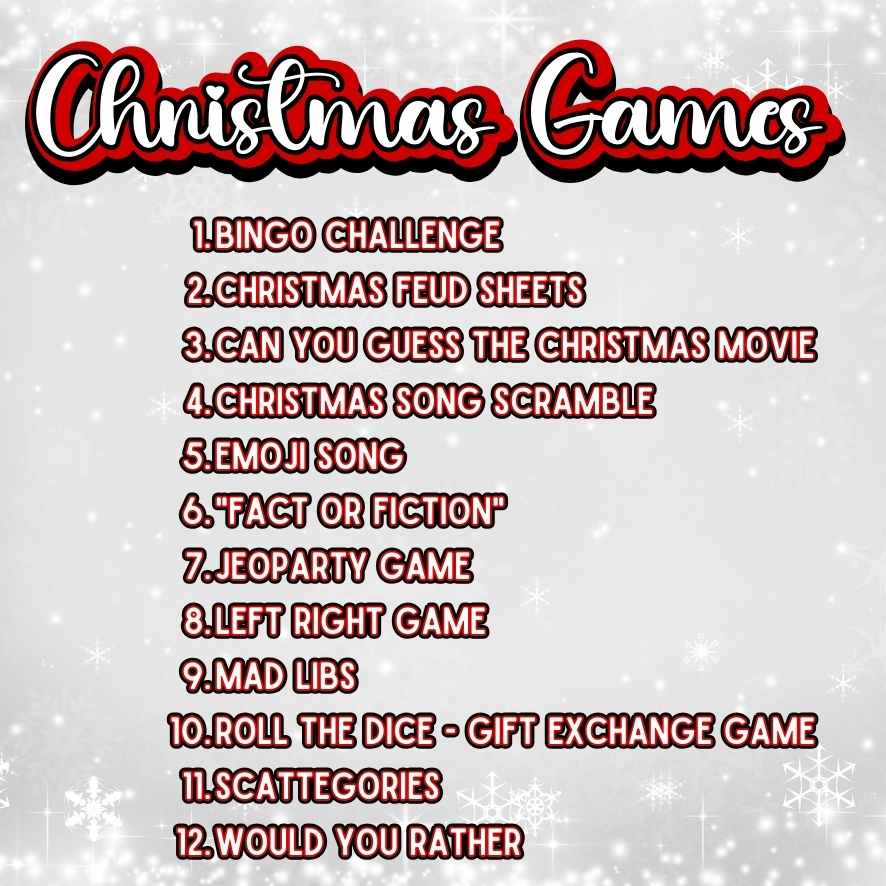 12 PRINTABLE CHRISTMAS GAME BUNDLE - Image 4