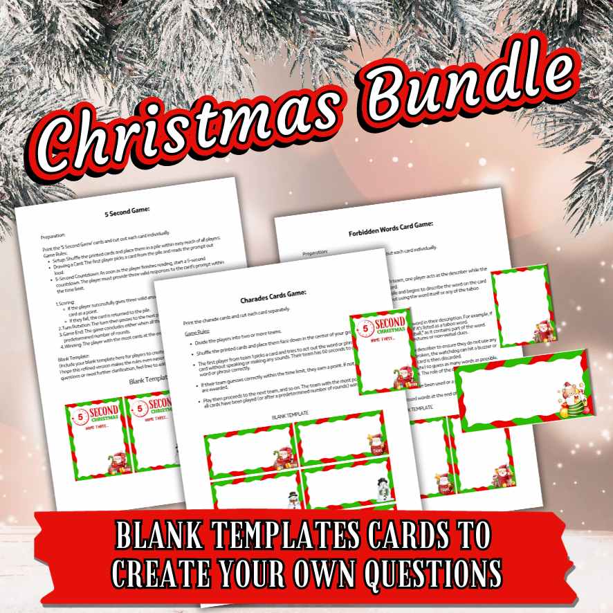 PRINTABLE CHRISTMAS GAME BUNDLE - Image 6
