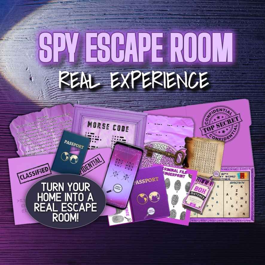 SPY ESCAPE ROOM KIT FOR TEEN GIRLS - Image 4