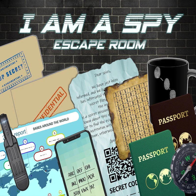 SPY ESCAPE ROOM GAME - PRINT AND PLAY - Image 3