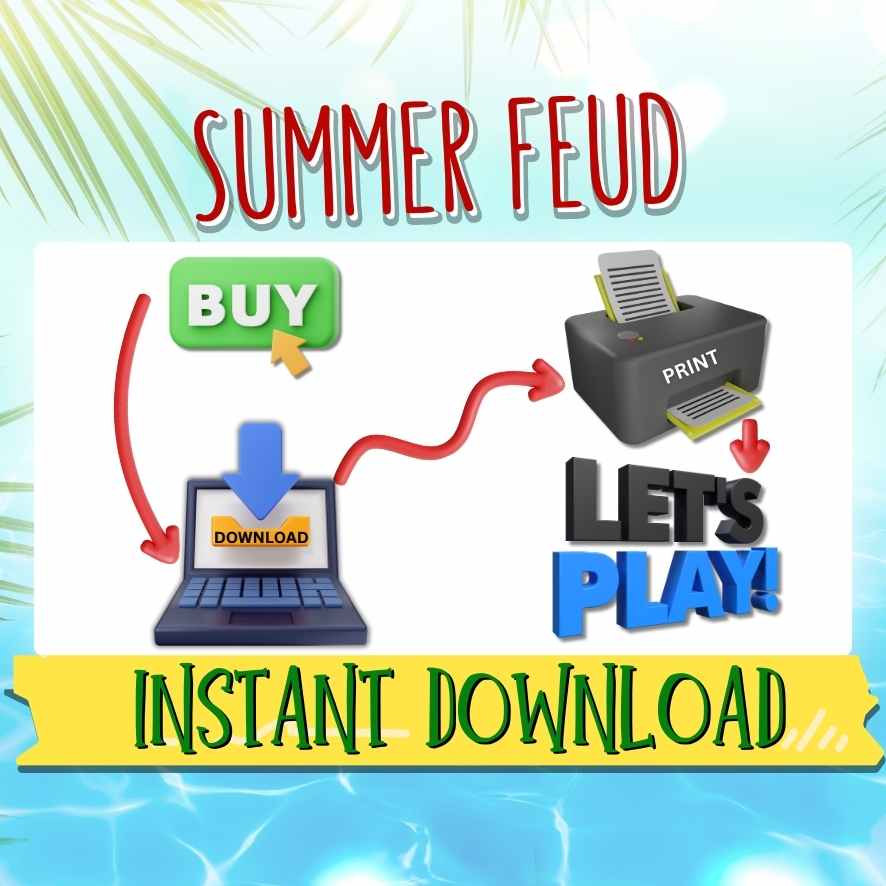 SUMMER FEUD PRINTABLE GAME - Image 6