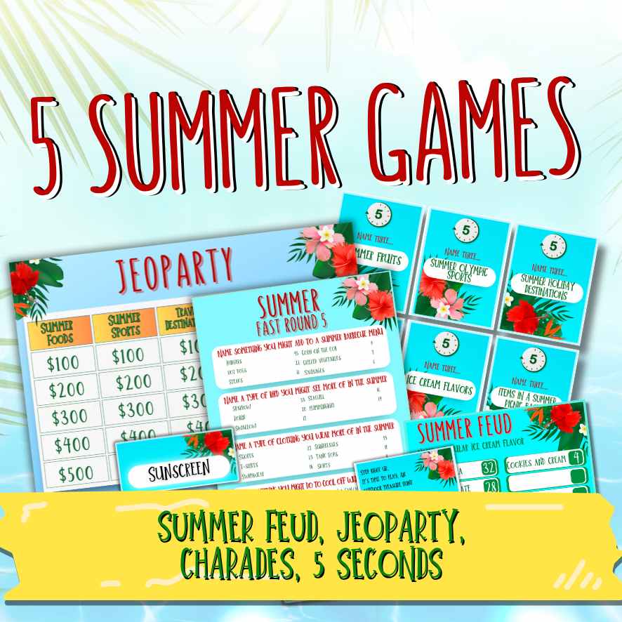 5 SUMMER PRINTABLE GAMES - Image 7