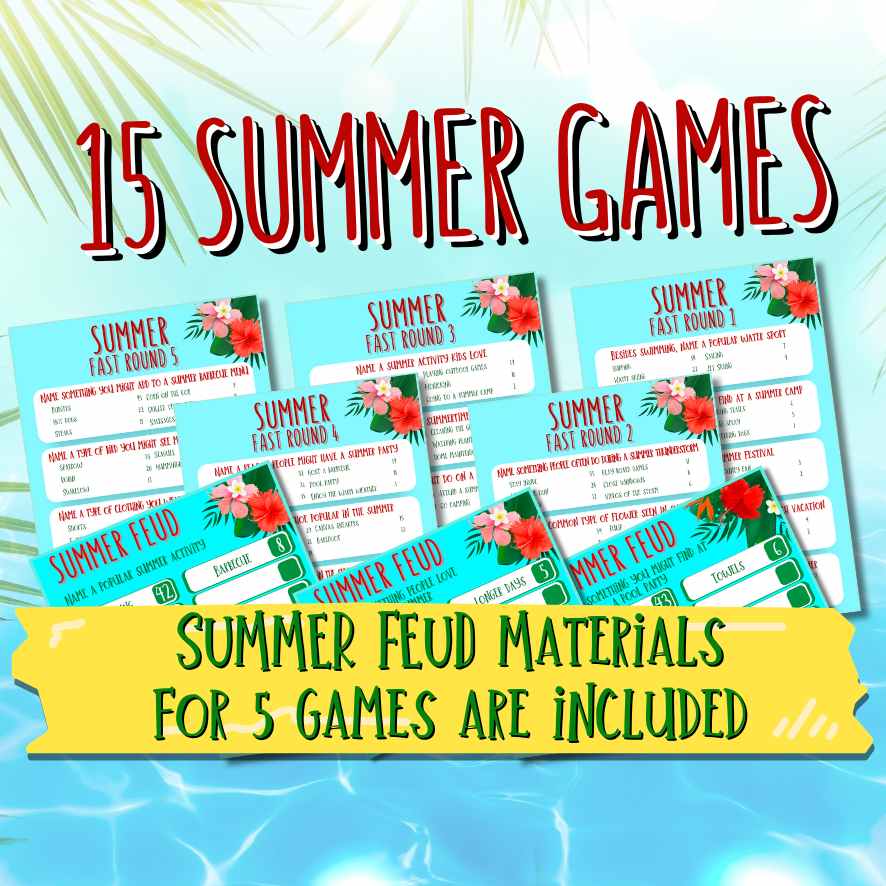 SUMMER PRINTABLE GAMES BUNDLE - Image 4