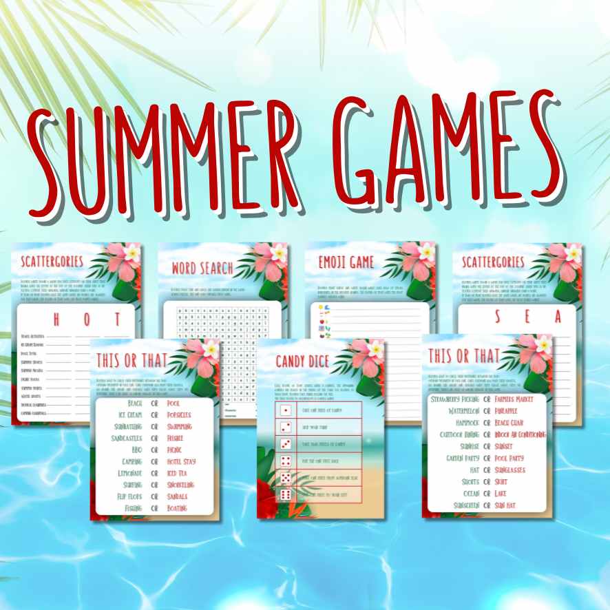 SUMMER PRINTABLE GAMES BUNDLE - Image 5