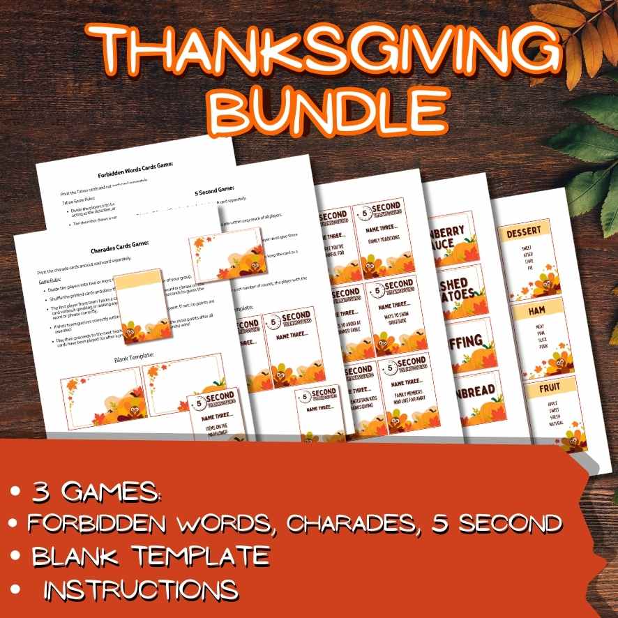 THANKSGIVING BUNDLE GAME - Image 4