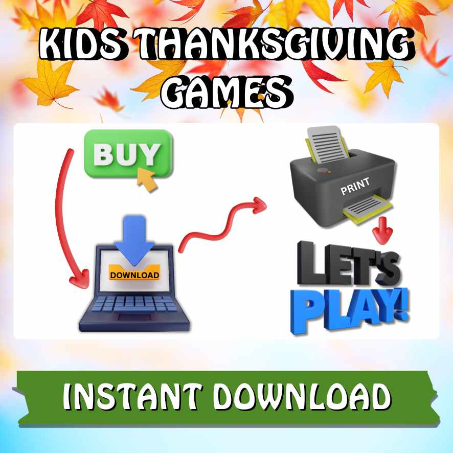 THANKSGIVING BUNDLE KIDS GAMES - Image 8
