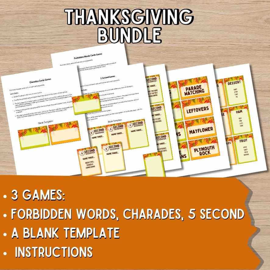 THANKSGIVING GAME BUNDLE - Image 4