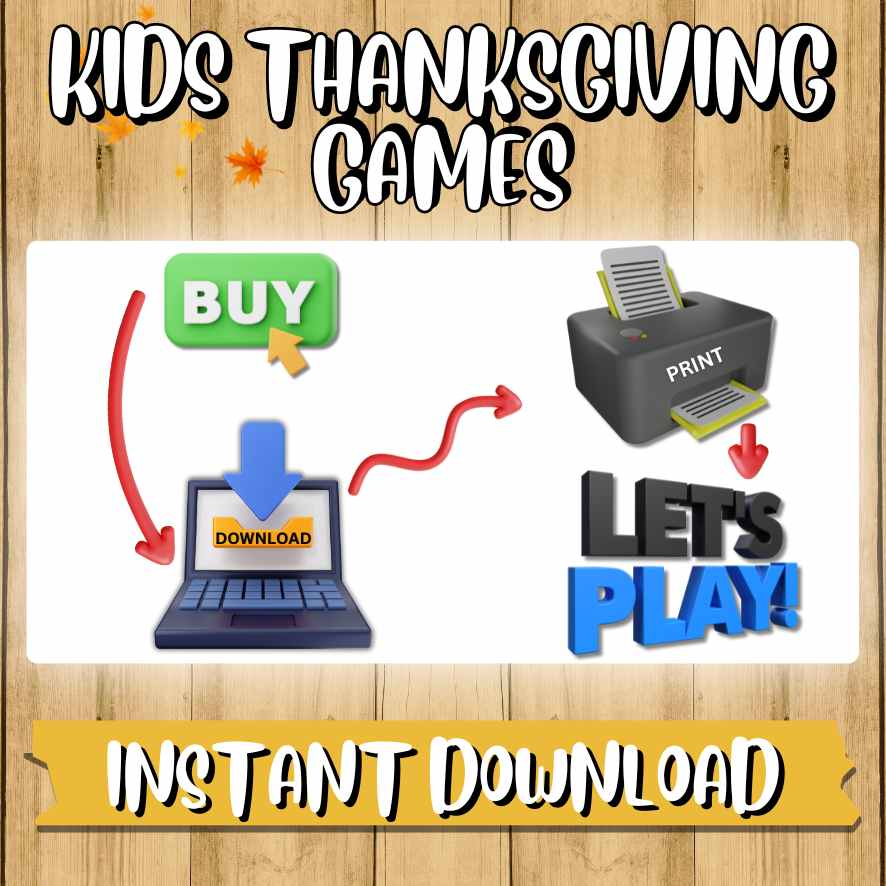 THANKSGIVING GAME BUNDLE KIDS - Image 7