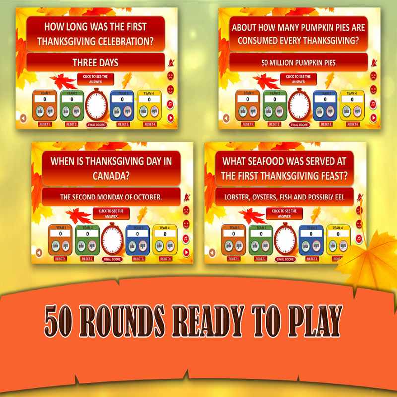 THANKSGIVING DAY GAMES - 5 GAMES THANKSGIVING BUNDLE - Image 5
